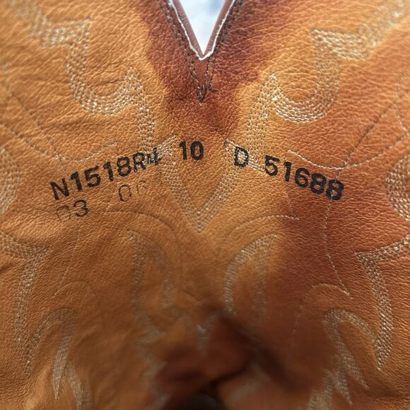 Lucchese N1518R4 Full Suede 1883 Western Cowboy Boots Mens 10 D - Picture 5 of 12